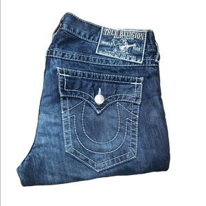 Vintage True Religion Jeans Size 38 BILLY BIG T Blue
